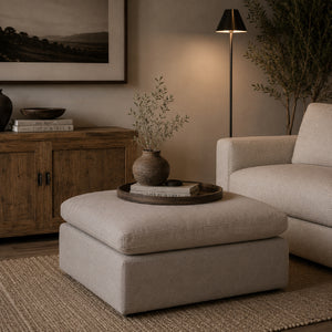   Modern European furniture - Square Cushioned Modular Ottoman - www.oroa.com | Oroa.com