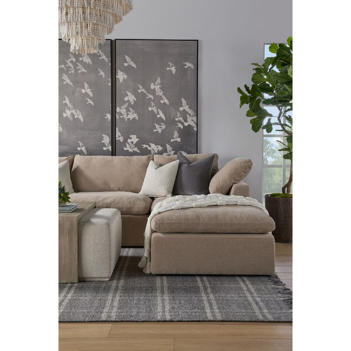   Modern European furniture - Cushioned Modular Sofa Chair - www.oroa.com | Oroa.com