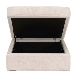   Modern European furniture - Cream Modular Storage Ottoman - www.oroa.com | Oroa.com
