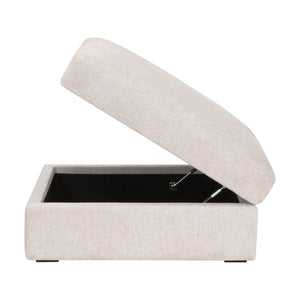   Modern European furniture - Cream Modular Storage Ottoman - www.oroa.com | Oroa.com