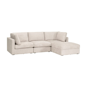   Modern European furniture - Cream Modular Storage Ottoman - www.oroa.com | Oroa.com