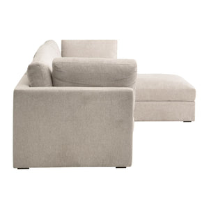   Modern European furniture - Beige Modular Sofa Chair - www.oroa.com | Oroa.com