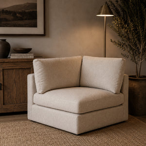   Modern European furniture - Beige Modular Sofa Chair - www.oroa.com | Oroa.com