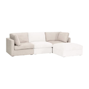   Modern European furniture - Beige Modular Sofa Chair - www.oroa.com | Oroa.com