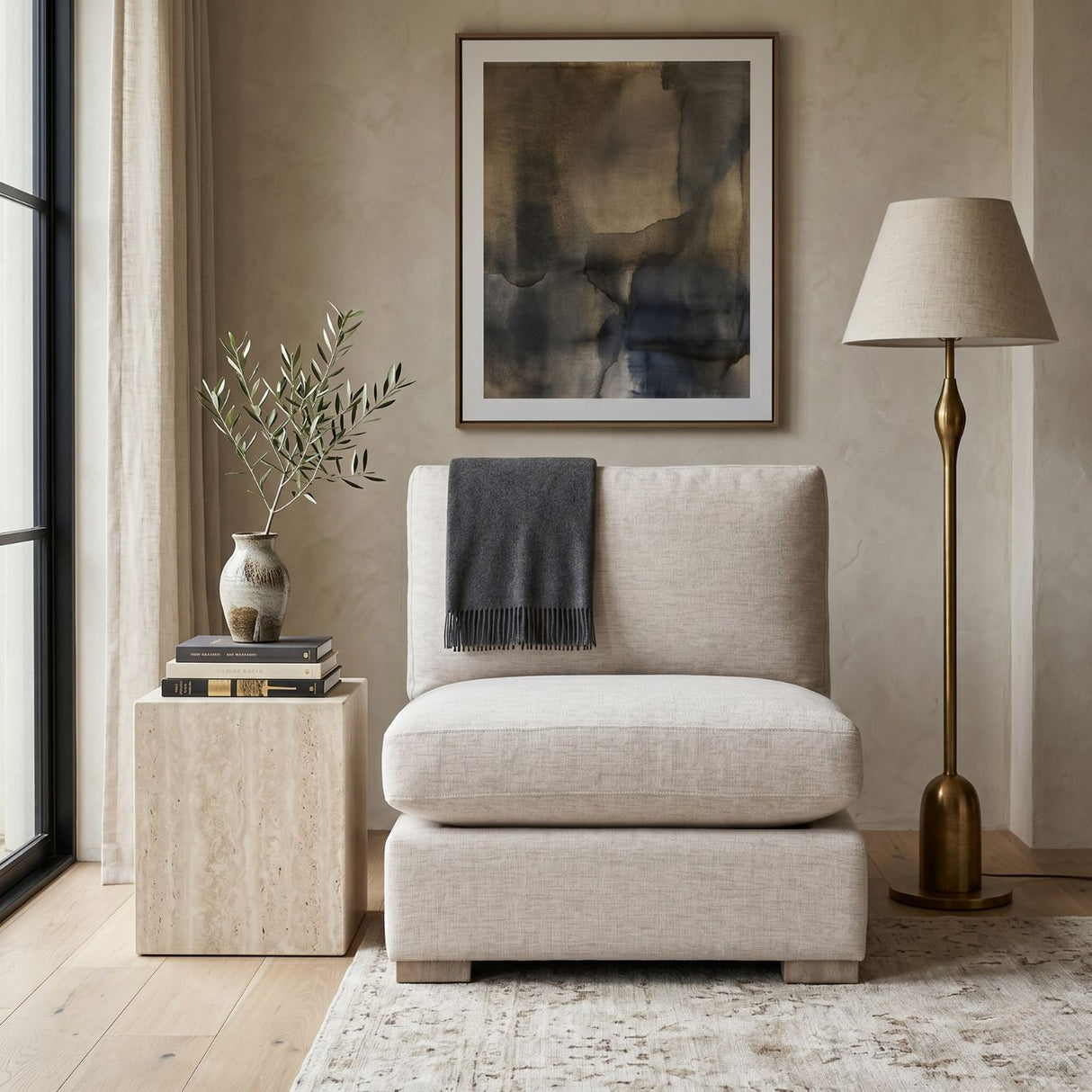   Gray Modular Sofa | Oroa.com
