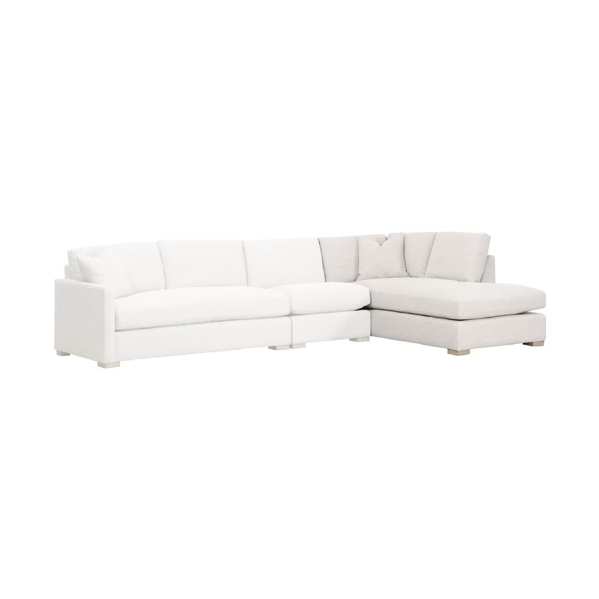   Gray Modular Chaise Lounge | Oroa.com