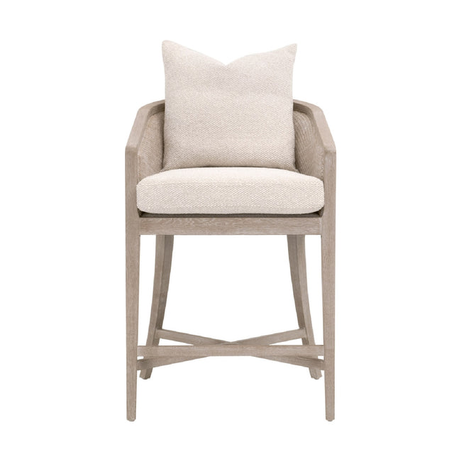 Modern European furniture - Cane Wrapped Counter Stool - www.oroa.com