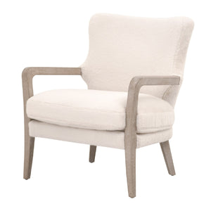   Modern European furniture - Cream Cushioned Lounge Chair - www.oroa.com | Oroa.com