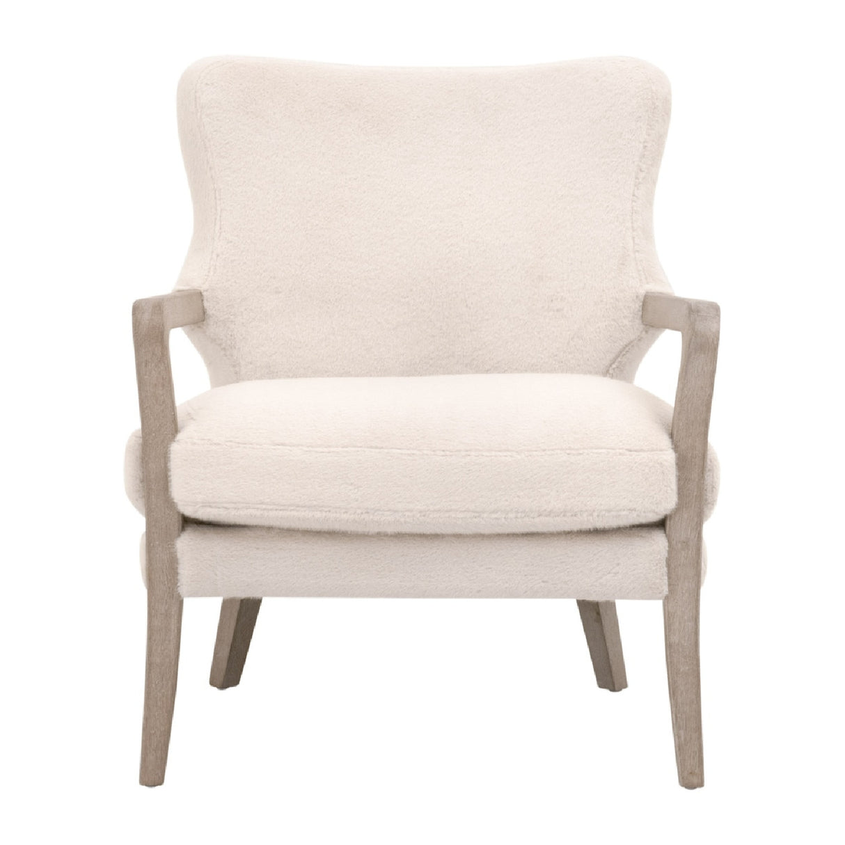   Modern European furniture - Cream Cushioned Lounge Chair - www.oroa.com | Oroa.com