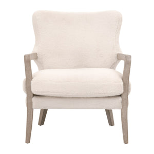   Modern European furniture - Cream Cushioned Lounge Chair - www.oroa.com | Oroa.com