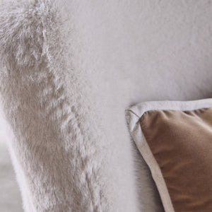   Modern European furniture - Cream Cushioned Lounge Chair - www.oroa.com | Oroa.com