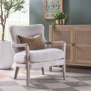   Modern European furniture - Cream Cushioned Lounge Chair - www.oroa.com | Oroa.com