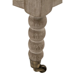   Cushioned Gray Oak Club Chair | Oroa.com