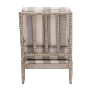   Modern European furniture - Gray Stripes Accent Chair - www.oroa.com | Oroa.com