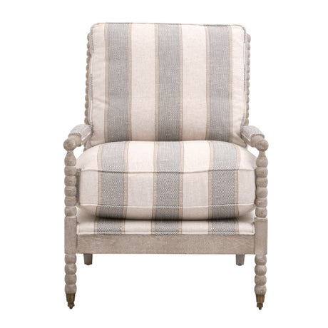   Modern European furniture - Gray Stripes Accent Chair - www.oroa.com | Oroa.com