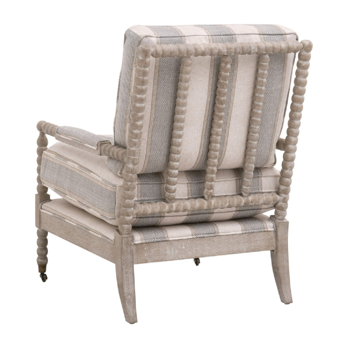   Modern European furniture - Gray Stripes Accent Chair - www.oroa.com | Oroa.com