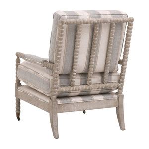   Modern European furniture - Gray Stripes Accent Chair - www.oroa.com | Oroa.com