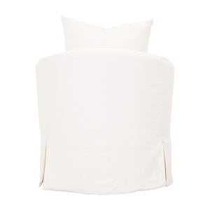   Skirted Swivel Club Chair | Oroa.com