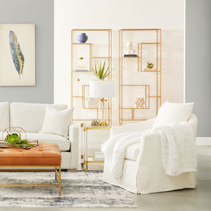   Skirted Swivel Club Chair | Oroa.com