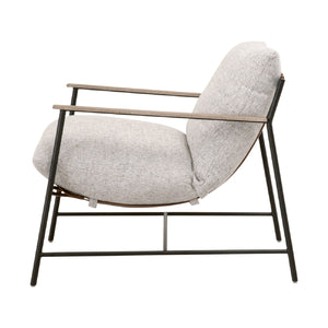  Modern European furniture - Brown Leather Strap Lounge Chair - www.oroa.com | Oroa.com