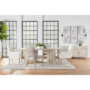   White Slipcover Dining Armchair | Oroa.com