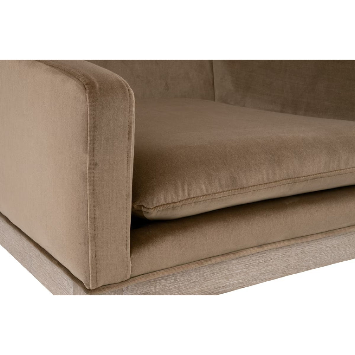   Brown Velvet Counter Stool | Oroa.com