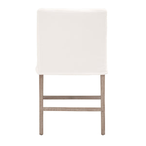   Modern European furniture - White Slipcover Counter Stool - www.oroa.com | Oroa.com