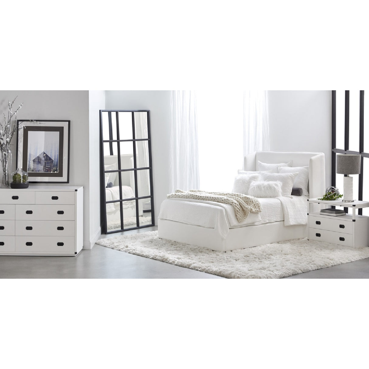   Modern European furniture - Black Oak Mirror - www.oroa.com | Oroa.com