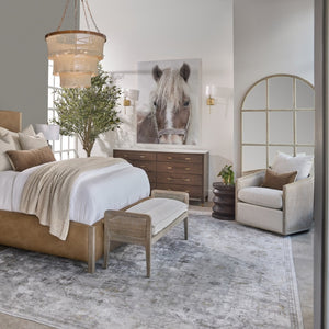  Modern European furniture - Gray Oak Arched Mirror - www.oroa.com | Oroa.com
