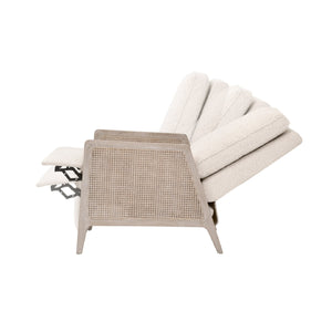  Modern European furniture - Beige Linen Recliner Chair - www.oroa.com | Oroa.com