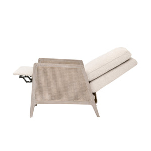   Modern European furniture - Beige Linen Recliner Chair - www.oroa.com | Oroa.com