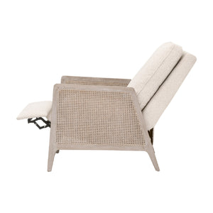   Modern European furniture - Beige Linen Recliner Chair - www.oroa.com | Oroa.com