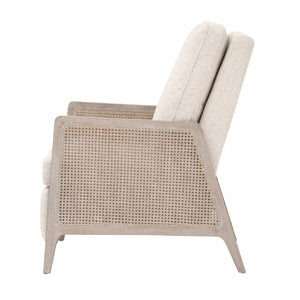   Modern European furniture - Beige Linen Recliner Chair - www.oroa.com | Oroa.com
