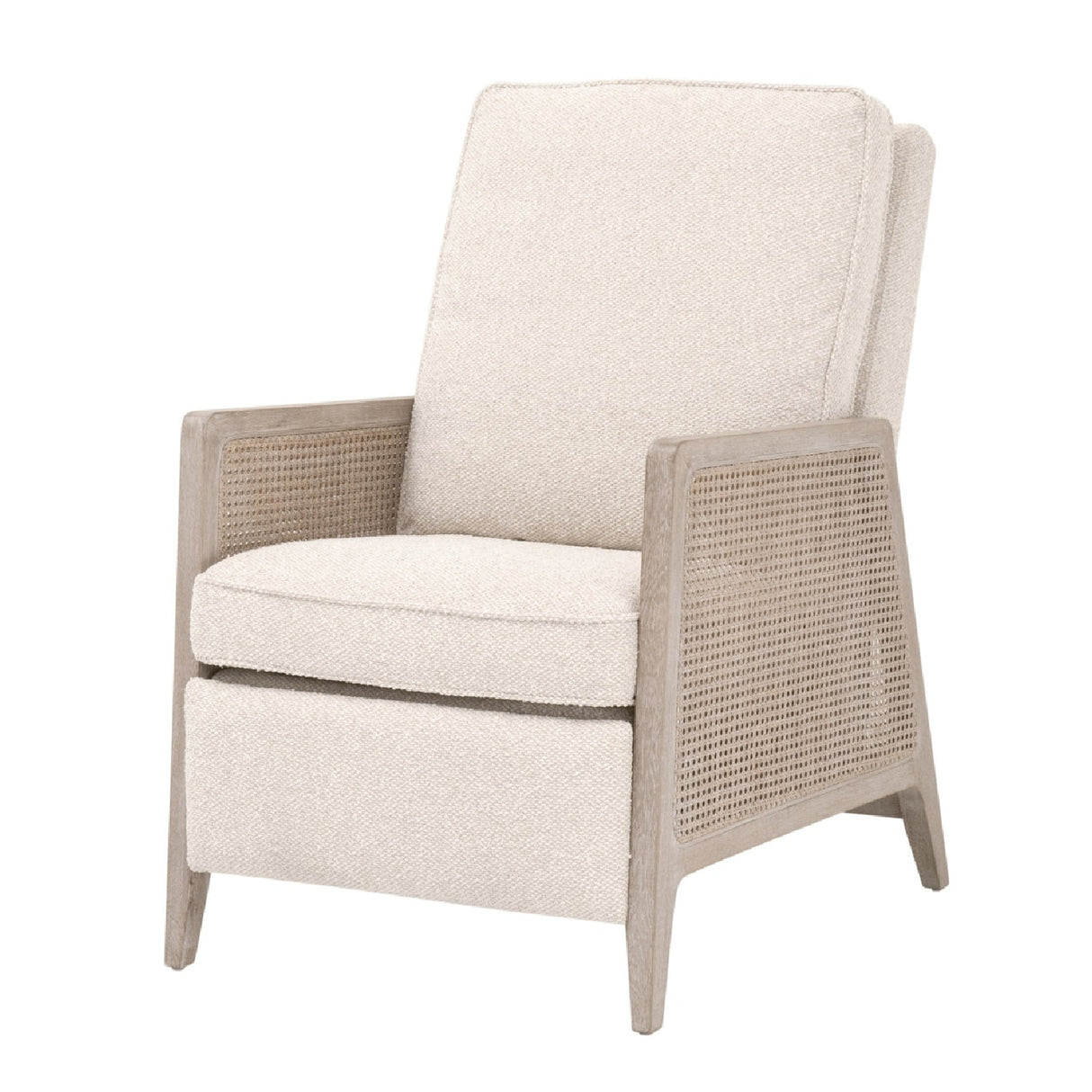   Modern European furniture - Beige Linen Recliner Chair - www.oroa.com | Oroa.com