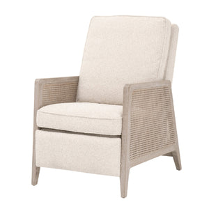   Modern European furniture - Beige Linen Recliner Chair - www.oroa.com | Oroa.com