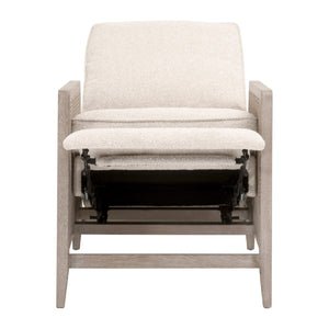   Modern European furniture - Beige Linen Recliner Chair - www.oroa.com | Oroa.com