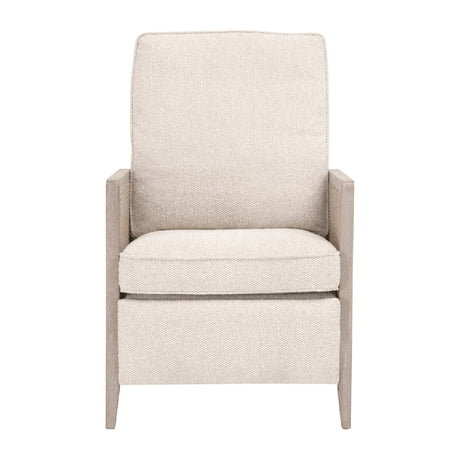   Modern European furniture - Beige Linen Recliner Chair - www.oroa.com | Oroa.com