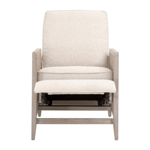   Modern European furniture - Beige Linen Recliner Chair - www.oroa.com | Oroa.com