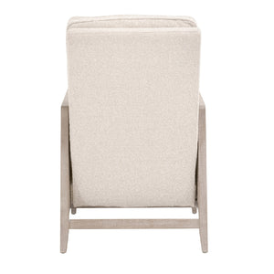   Modern European furniture - Beige Linen Recliner Chair - www.oroa.com | Oroa.com