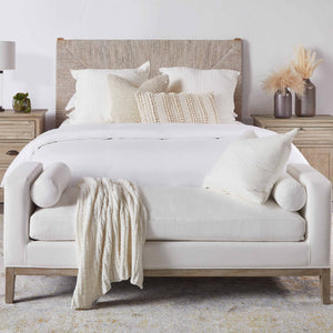   Modern European furniture - White Upholstered Bench - www.oroa.com | Oroa.com