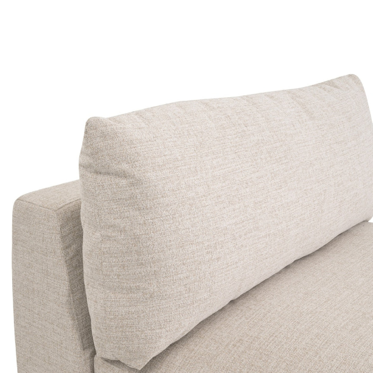   Modern European furniture - Beige Outdoor Modular Armless Chair - www.oroa.com | Oroa.com