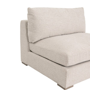  Modern European furniture - Beige Outdoor Modular Armless Chair - www.oroa.com | Oroa.com