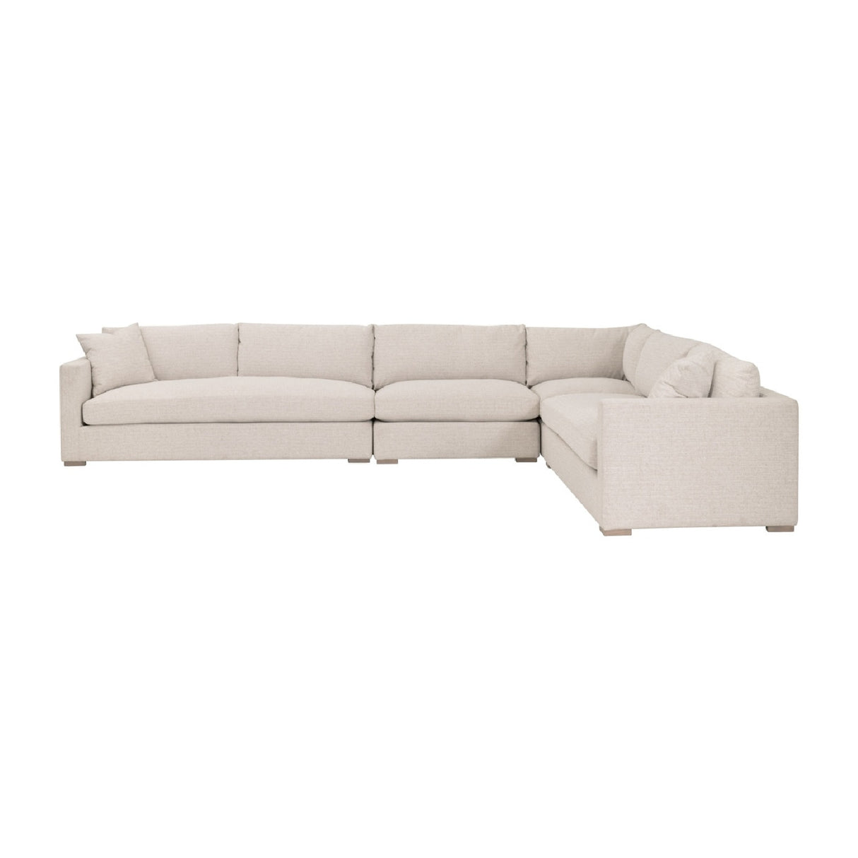  Modern European furniture - Beige Outdoor Modular Armless Chair - www.oroa.com | Oroa.com
