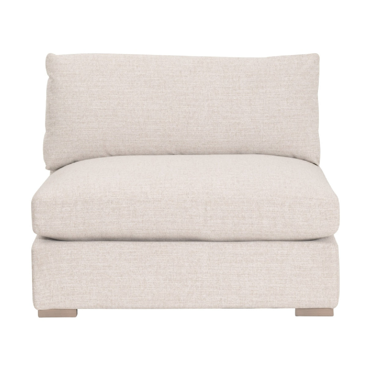   Modern European furniture - Beige Outdoor Modular Armless Chair - www.oroa.com | Oroa.com