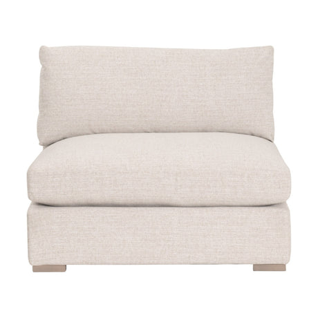   Modern European furniture - Beige Outdoor Modular Armless Chair - www.oroa.com | Oroa.com