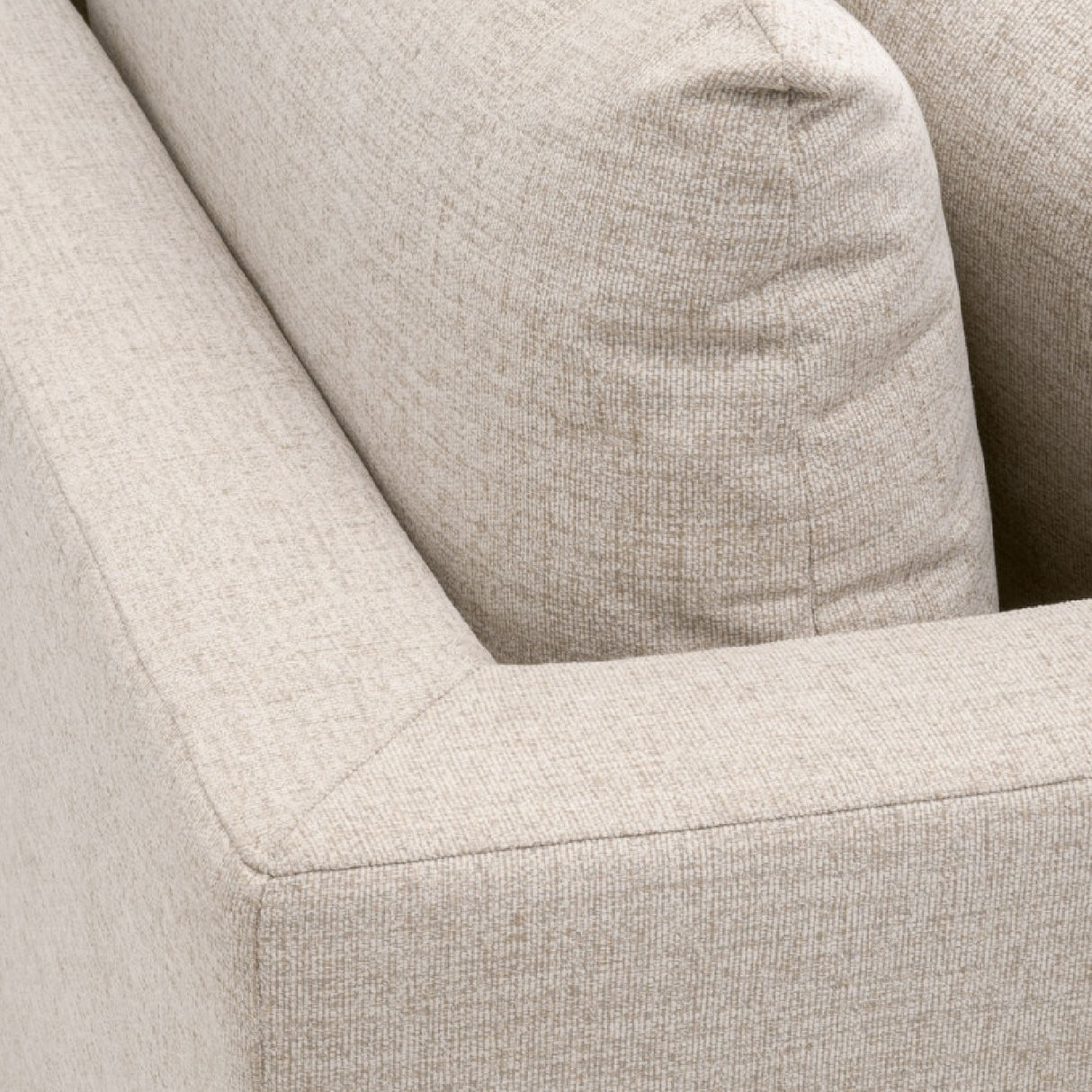  Modern European furniture - Beige Track-Armed Outdoor Sofa - www.oroa.com | Oroa.com