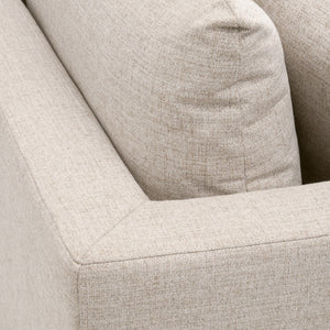   Modern European furniture - Beige Track-Armed Outdoor Sofa - www.oroa.com | Oroa.com