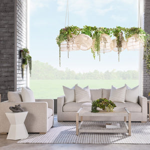   Modern European furniture - Beige Track-Armed Outdoor Sofa - www.oroa.com | Oroa.com