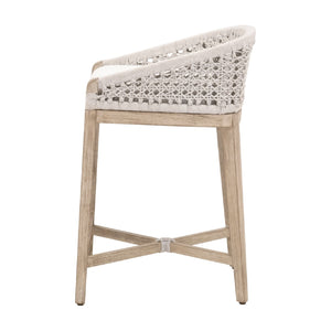   Modern European furniture - White Speckle Rope Counter Stool - www.oroa.com | Oroa.com