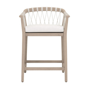   Modern European furniture - White Rope Outdoor Counter Stool - www.oroa.com | Oroa.com